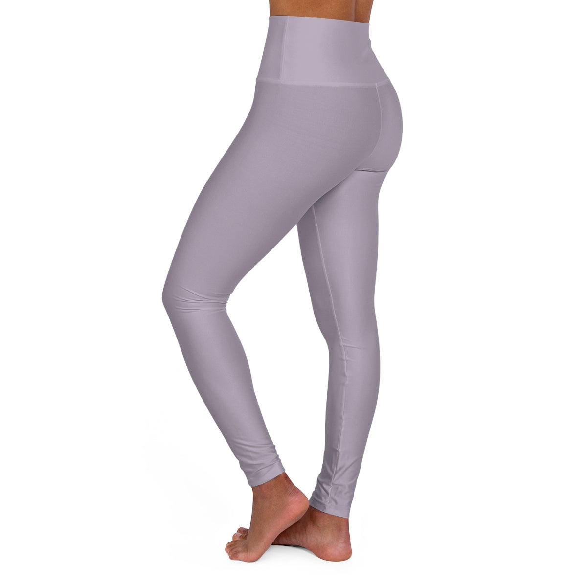 Amethyst Purple High Waisted Yoga Leggings