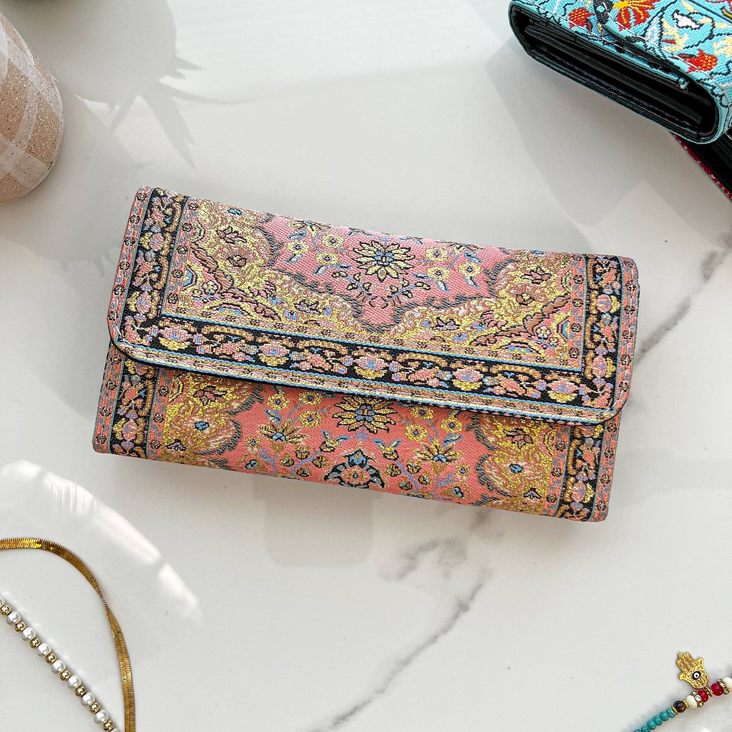 Boho Wallet Handmade Fabric